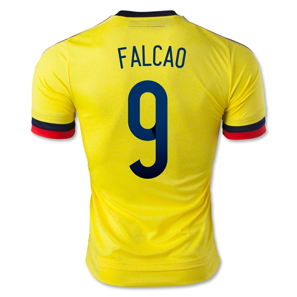 2015 Colombia FALCAO #9 Home Soccer Jersey