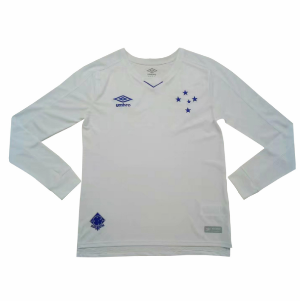 Cruzeiro 19/20 Away Long Sleeve Soccer Jersey Shirt