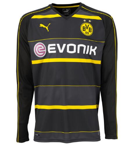Borussia Dortmund16/17 LS Away Soccer Jersey