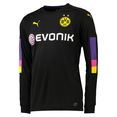 Borussia Dortmund16/17 Black LS Goalkeeper Soccer Jersey