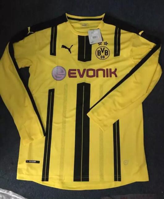 Borussia Dortmund16/17 LS home Soccer Jersey
