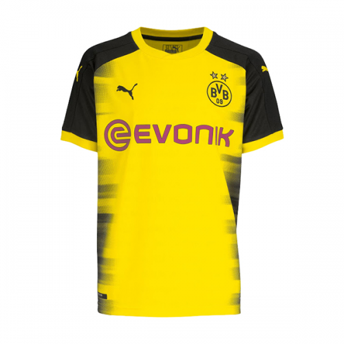 Borussia Dortmund 2017/18 Home UCL Soccer Jersey