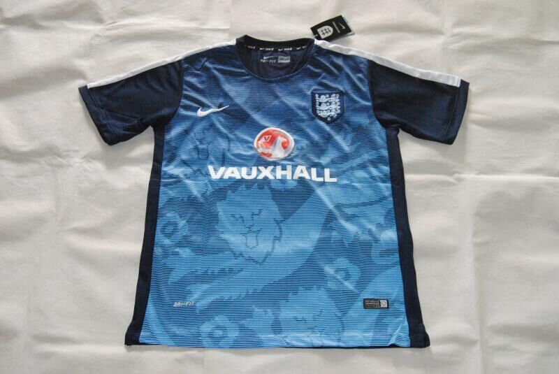 2015 England Blue Pre Match Training Shirt