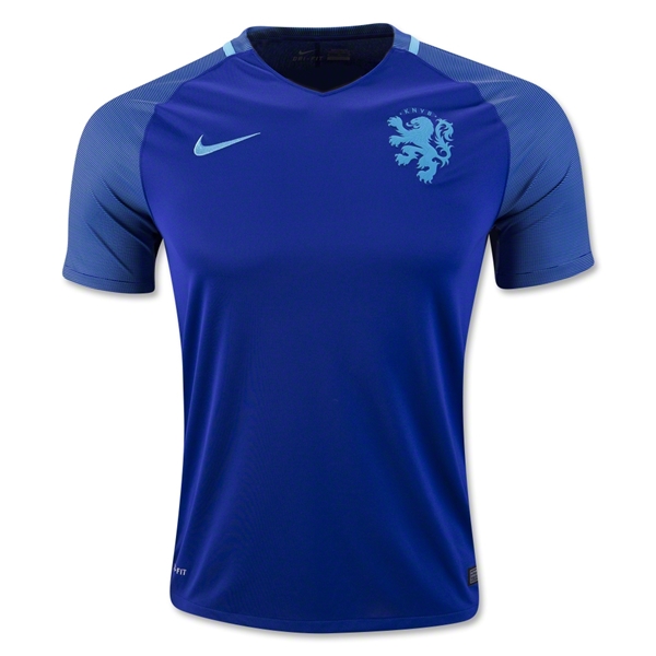Netherlands Euro 2016 Away Soccer Jersey