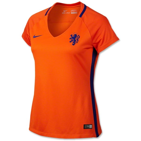 Netherlands Euro 2016 Women's Home Soccer Jersey