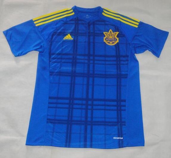 Ukraine 2016 Euro Away Soccer Jersey