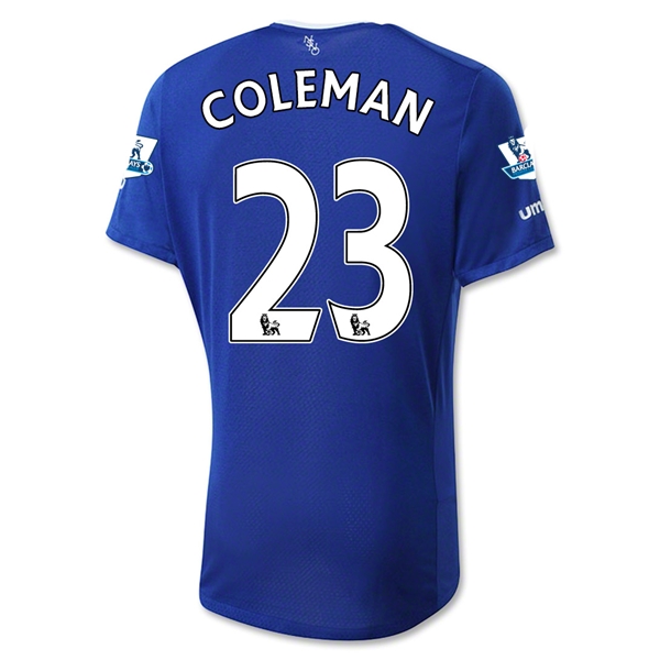 Everton 2015-16 COLEMAN #23 Home Soccer Jersey