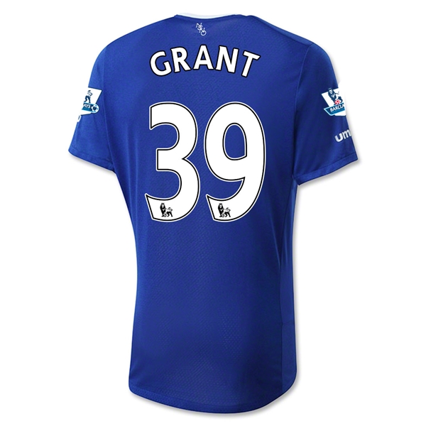 Everton 2015-16 GRANT #39 Home Soccer Jersey