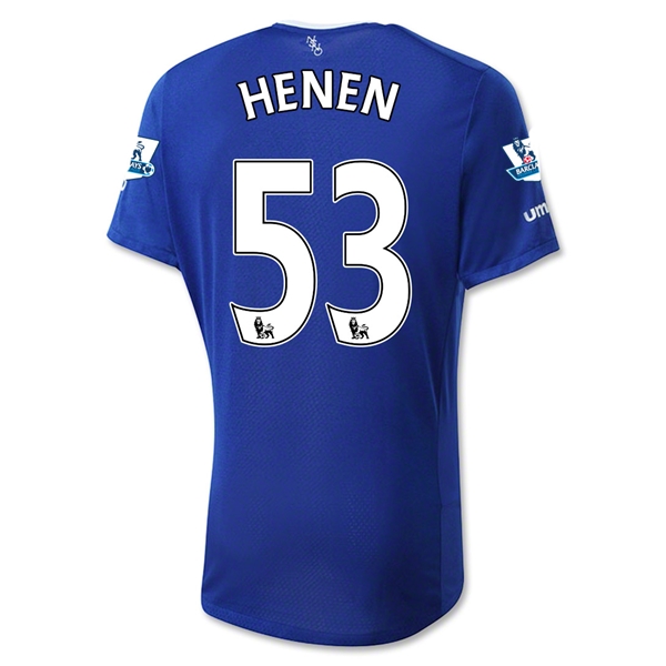 Everton 2015-16 HENEN #53 Home Soccer Jersey