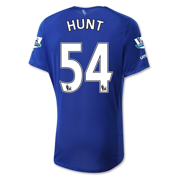 Everton 2015-16 HUNT #54 Home Soccer Jersey