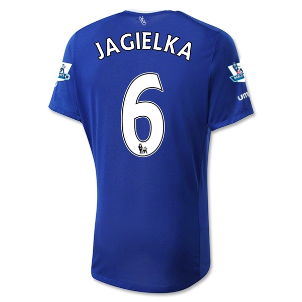 Everton 2015-16 JAGLIEKA #6 Home Soccer Jersey