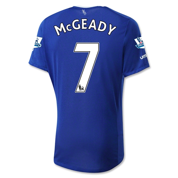 Everton 2015-16 MCGEADY #7 Home Soccer Jersey