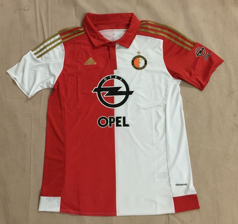 Feyenoord 2015-16 Home Soccer Jersey