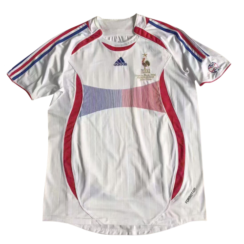 France 2006 World Cup Retro Final Match Soccer Jersey Shirt
