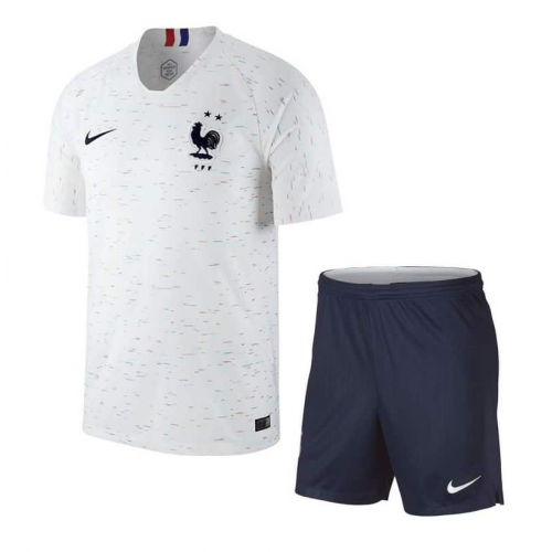 2 Star France 18/19 Away Soccer Kits (Shirt+Shorts)