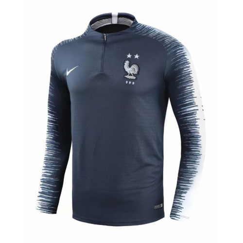 2 Stars France 2018 Training Sweat Top Blue