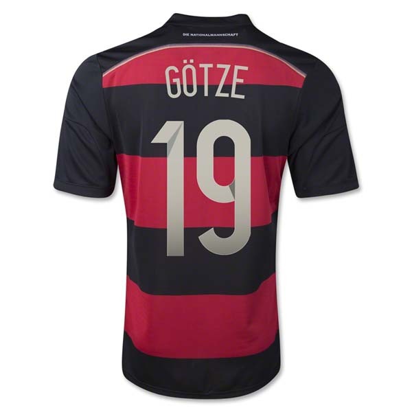 14-15 Germany Away GOTZE #19 Soccer Jersey
