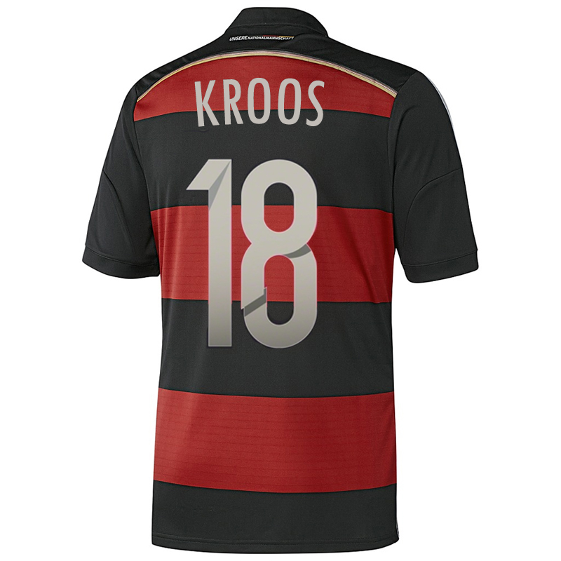 14-15 Germany Away KROOS #18 Soccer Jersey