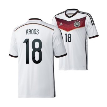 2014 Germany #18 KROOS Home White Soccer Jersey Shirt