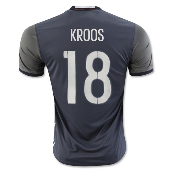 Germany 2016 KROOS #18 Away Soccer Jersey
