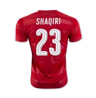 Switzerland 2016 SHAQIRI #23 Home Soccer Jersey