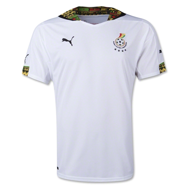 2014 FIFA World Cup Ghana Home Soccer Jersey Shirt