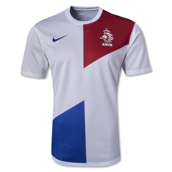 2013 Netherlands Away White Jersey Shirt