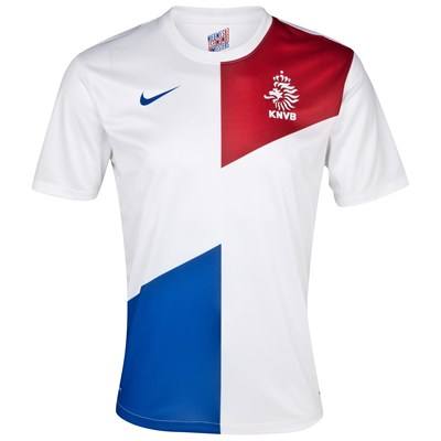 2013 Netherlands Away Women's White Jersey Shirt