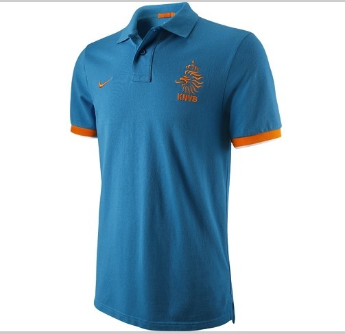 2013 Netherlands Blue Polo T-Shirt
