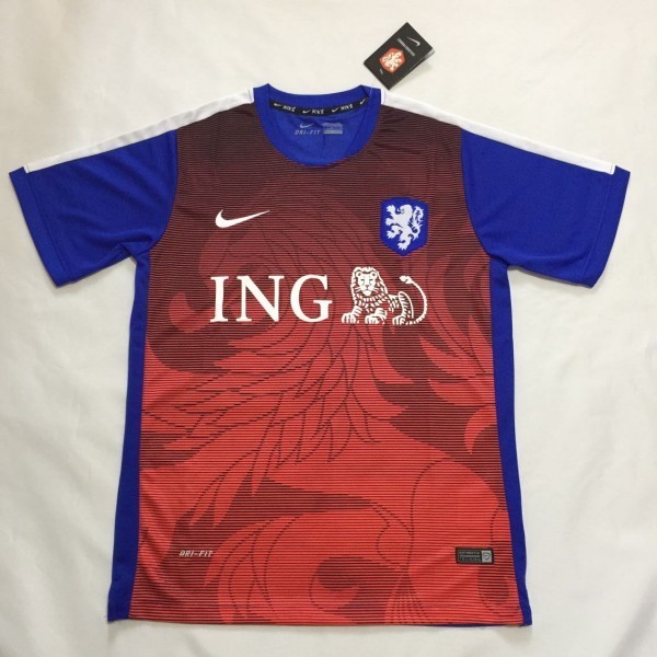 2015-16 Holland Training Shirt Blue-Red