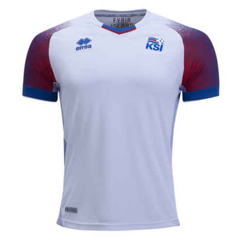 Iceland 2018 World Cup Away Soccer Jersey Shirt White