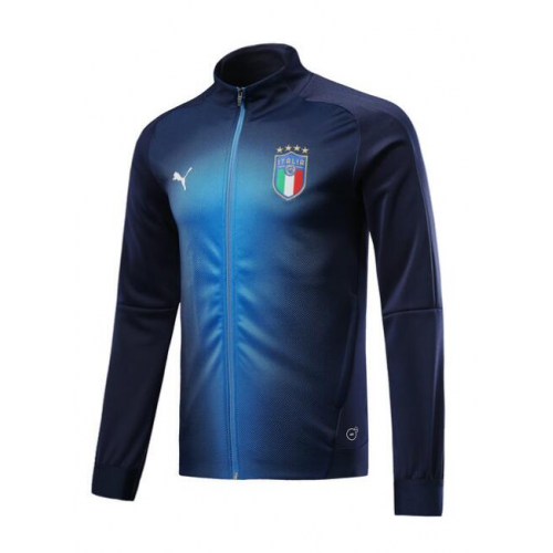 Italy 2018 Training Jacket Top Blue