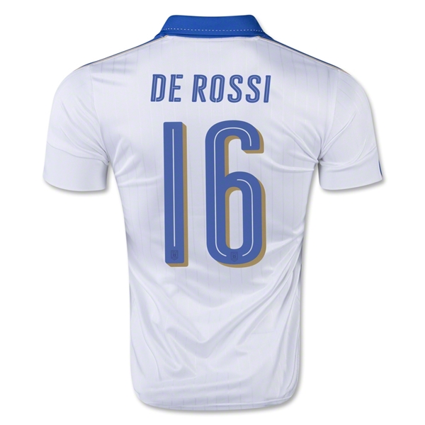Italy 2015-16 DE ROSSI #16 Away Soccer Jersey