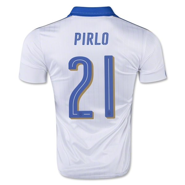 Italy 2015-16 PIRLO #21 Away Soccer Jersey