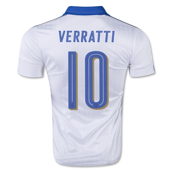 Italy 2015-16 VERRATTI #10 Away Soccer Jersey