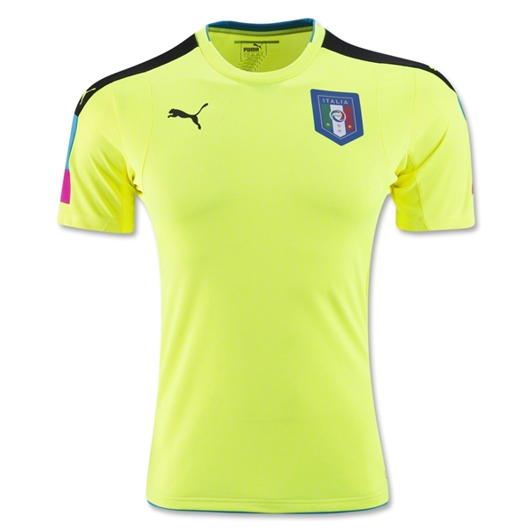 Italy 2016 Euro Light Green Goalkeeper Jersey