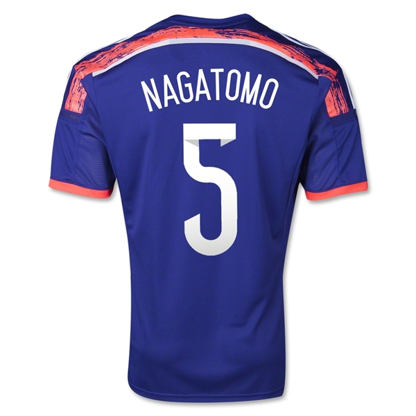 2014 Japan #5 NAGATOMO Home Blue Jersey Shirt