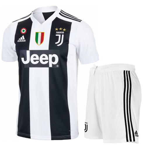 Juventus 18/19 Home Soccer Kits (Shirt+Shorts)