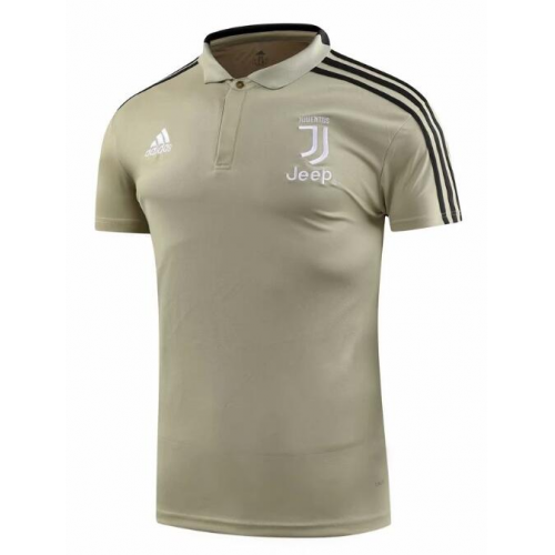 Juventus 18/19 Polo Jersey Shirt Apricot