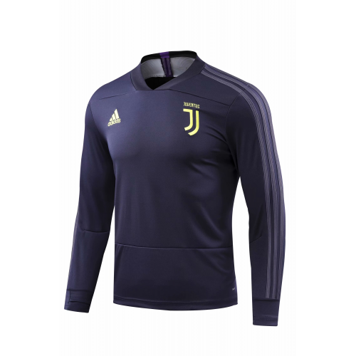 Juventus 18/19 Training Sweat Top Purple