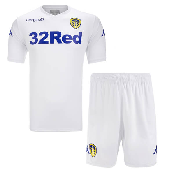 18/19 Kids Leeds United F.C. Home Soccer Kit(Shirt+Shorts)
