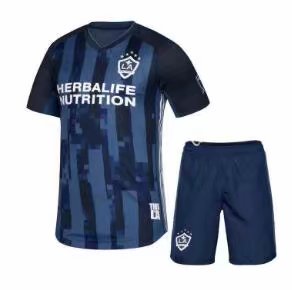 19/20 Kids Los Angeles Galaxy Away Soccer Kit(Shirt+Shorts)