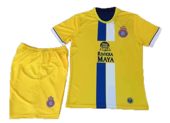 18/19 Kids Espanyol 3rd Away Soccer Kit(Shirt+Shorts)