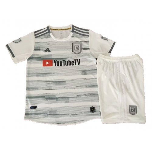 2019/20 Kids Los Angeles FC Away Soccer Kit (Shirt+Shorts)