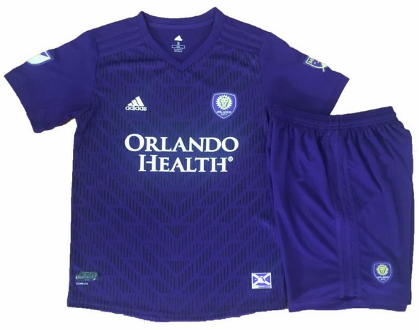 2019/20 Kids Orlando City Home Soccer Kit (Shirt+Shorts)