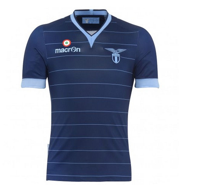 13-14 Lazio Away Navy Soccer Jersey Shirt