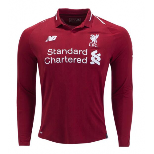 Liverpool 2018/19 Home LS Soccer Jersey