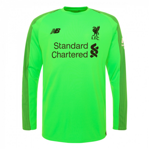 Liverpool 18/19 Goalkeeper Long Sleeve Jersey Green