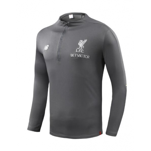 Liverpool 18/19 Training Sweater Shirt Grey