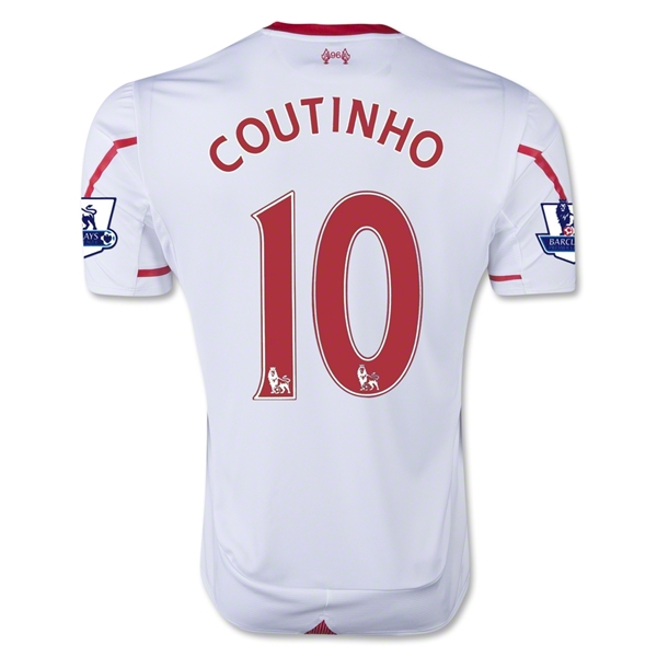 Liverpool 2015-16 COUTINHO #10 Away Soccer Jersey